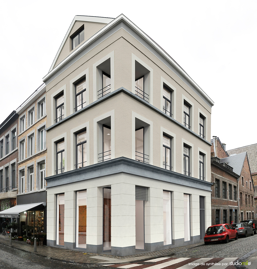 Rénovation d’un immeuble (Liège)