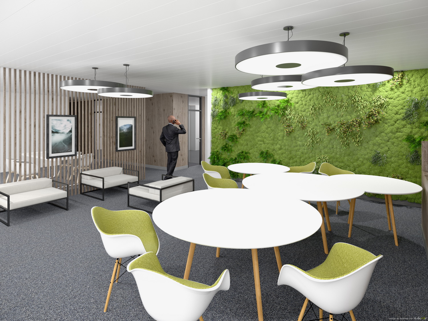 2 ambiances de hall d'accueil – Studiomilo